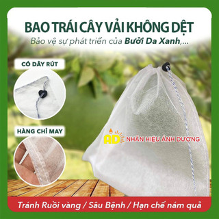 100 Túi 30x35cm Túi Bọc Trái Cây Bưởi Da Xanh