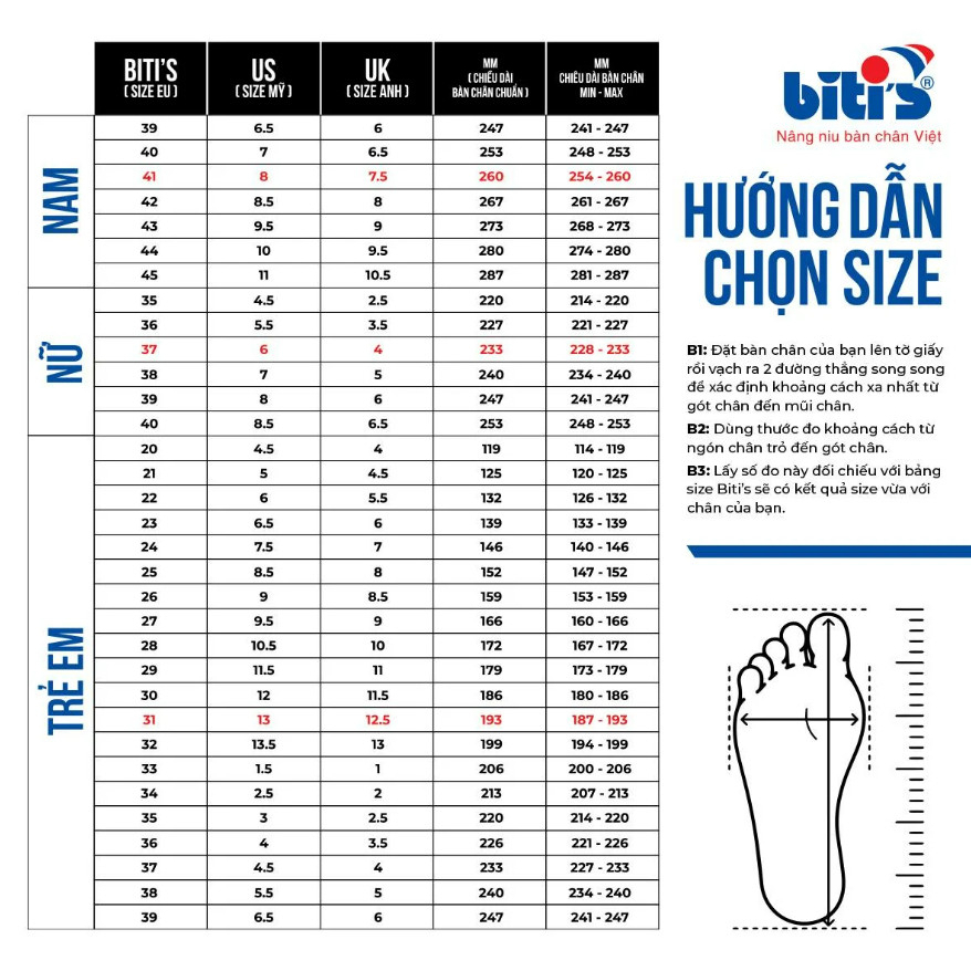 Giày Biti's Hunter Core 2K21 DSMH05000XAM/DSWH05000XAM (XAM)