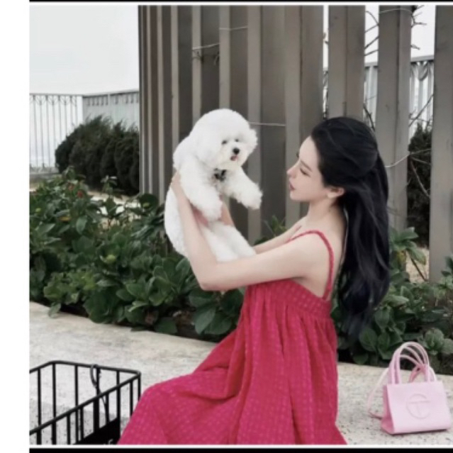 Váy Maxi Kẻ 2 Dây Tết Dáng Babydoll Babydoll Dáng Suông Có Ảnh Thật