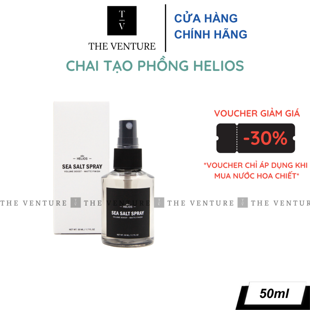 Chai Xịt Tạo Phồng Helios Sea Salt Spray