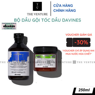 Combo Dầu Gội Cân Bằng Dầu Davines Naturaltech Rebalancing Shampoo và Dầu Xả Davines Renewing Conditioning Treatment