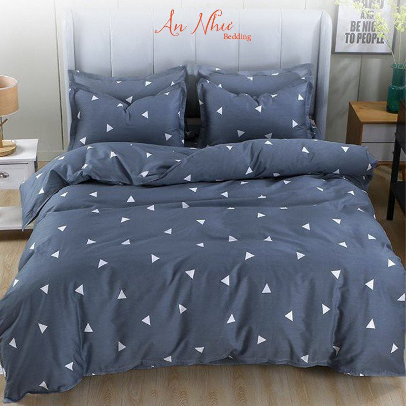 Bộ 5 Món Chăn Ga Gối Vải Cotton Tổng Hợp Chần Bông Micro Siêu Thoáng Khí,Đường May Kỹ Tinh Xảo Hàng Loại 1