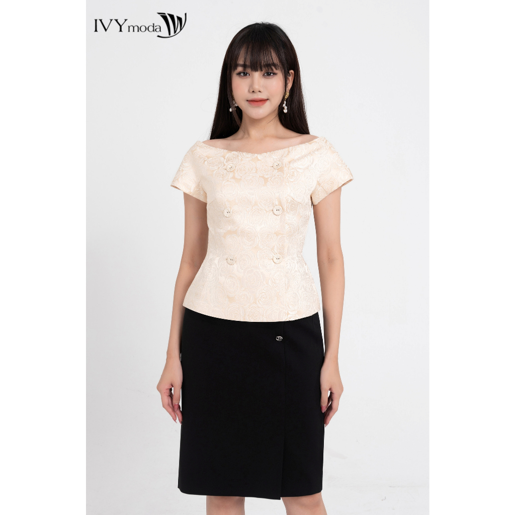 Áo Tapta trễ vai nữ IVY moda MS 16M7117