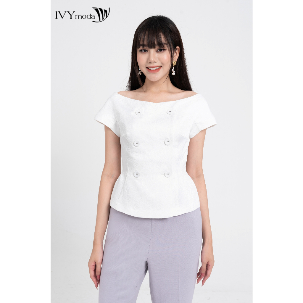 Áo Tapta trễ vai nữ IVY moda MS 16M7117