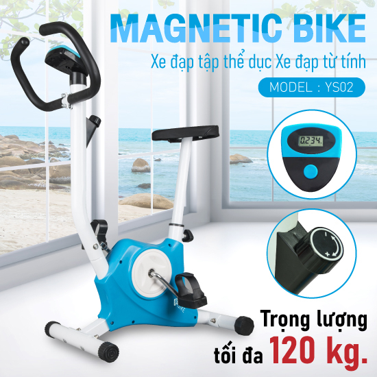 (ALL COLOR ) BG Xe đạp tập thể dục tại nhà mẫu YS02