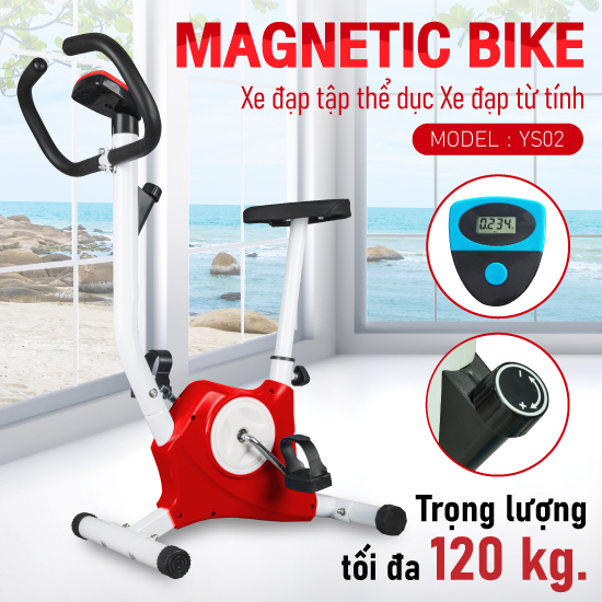 (ALL COLOR ) BG Xe đạp tập thể dục tại nhà mẫu YS02