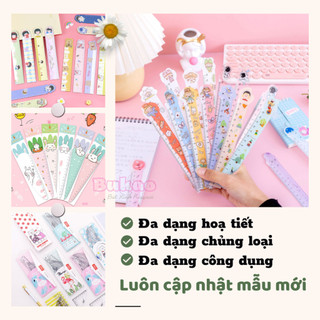(Tổng Hợp) Thước Học Sinh Cute Hoạt Hình, Dụng Cụ Học Sinh Dễ Thương Khủng Long Trái Cây Gấu