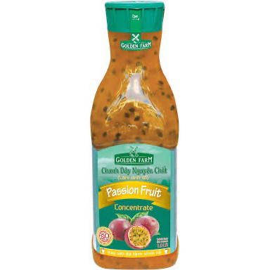 Sinh tố Chanh dây Golden farm chai 1 lít