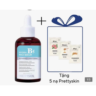 ( Tặng 5 nạ Prettyskin ) Serum B5 Pretty Skin phục hồi da, dưỡng trắng giảm thâm