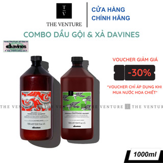 Combo Dầu Gội Chống Rụng Tóc Davines Naturaltech Energizing và Dầu Xả Davines Renewing Conditioning Treatment - 1000ml