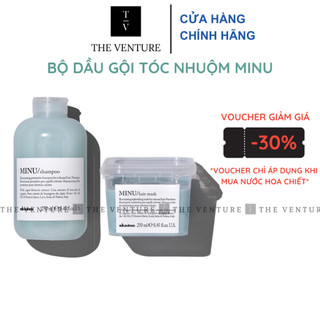 Combo Dầu Gội Davines Minu Shampoo và Dầu Xả Davines Minu Conditioner Chính Hãng - 250ml