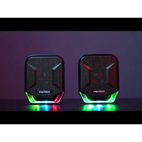 Loa Vi Tính Gaming Siêu Gọn Nhẹ Fantech GS202 SONAR LED RGB Đẹp Mắt