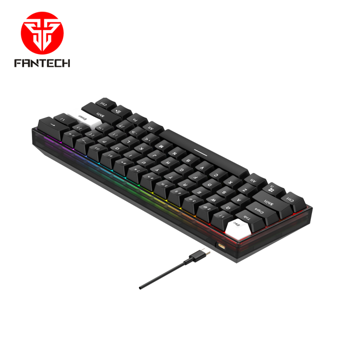 Bàn Phím Cơ Gaming FANTECH MK857 MAXFIT61 Hỗ Trợ Hotswap Led RGB Size 60%
