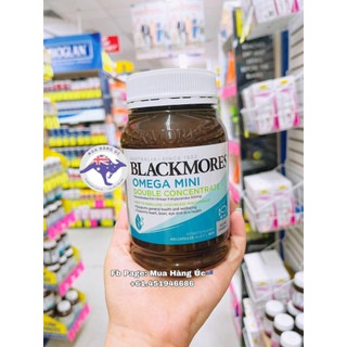 Blackmores Dầu cá không mùi Omega Mini Double Concentrate fish oil 400 viên nhỏ