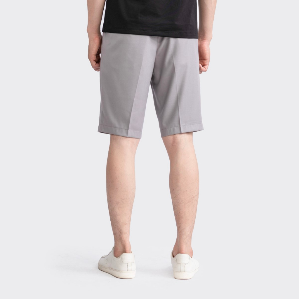 Quần short nam INSIDEMEN phom dáng regular fit suông nhẹ chất co giãn chống nhăn ISO007S3