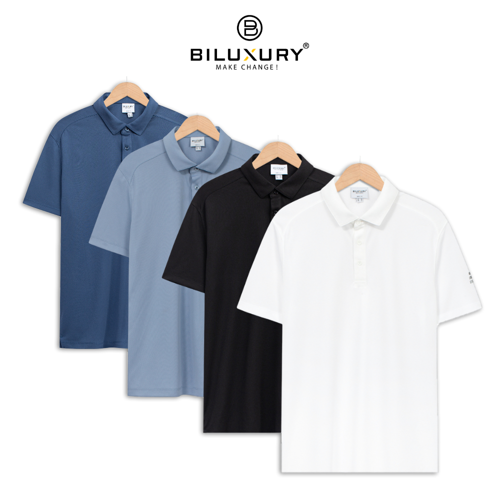 Áo Polo Nam Thể Thao, Polo 7APCB004 Biluxury Thoáng Mát, Không Nhăn