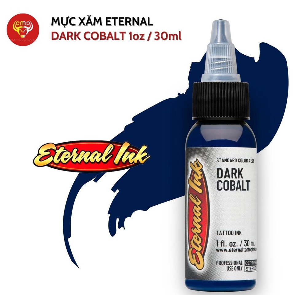 Mực xăm Eternal Dark Cobalt 30ml  chính hãng CMC Tattoo Supply