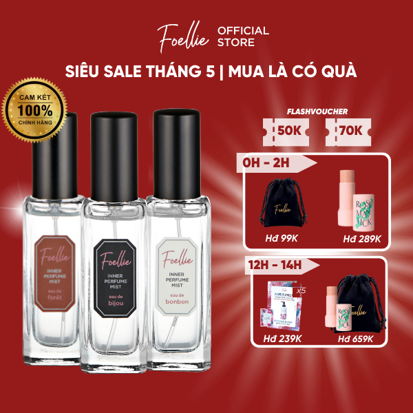 Nước Hoa Vùng Kín Foellie Dạng Xịt Nồng Đượm 20ml - Eau de Bijou Inner Perfume Mist 6220
