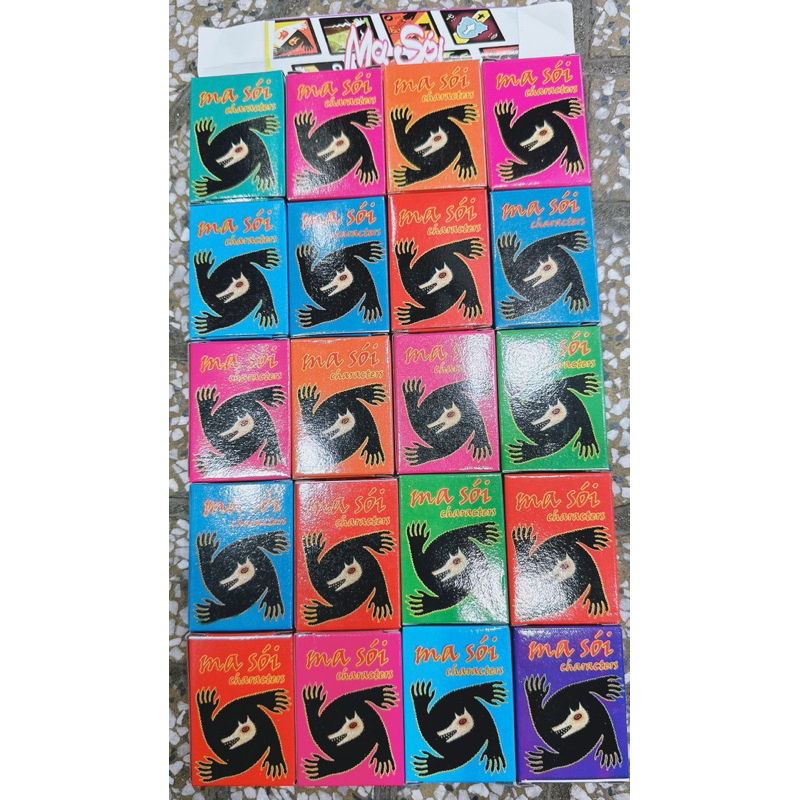 Bộ Bài Ma Sói Mini 28 Lá Kích Thước 4x5.5