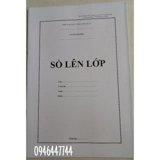 Sổ lên lớp đào tạo đại học, cao đẳng, trung cấp theo thông tư số 23/2018/tt-blđtbxh