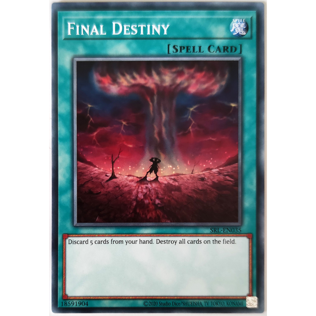 [Thẻ Yugioh] Final Destiny |EN| Common