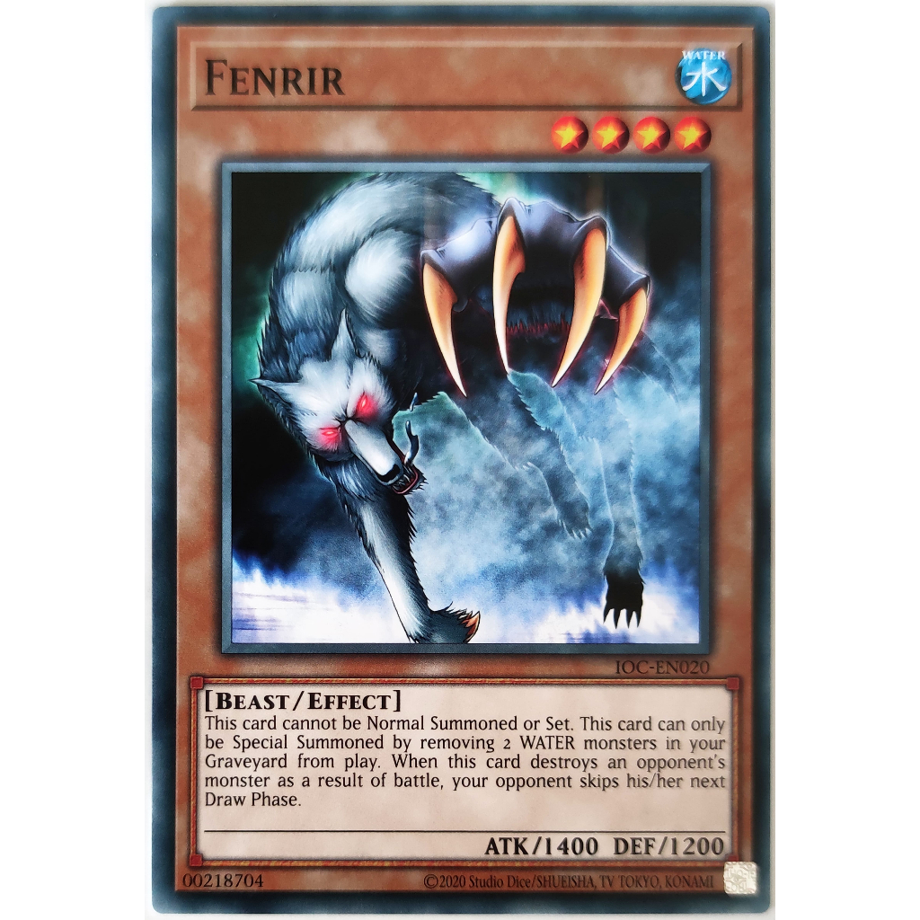 [Thẻ Yugioh] Fenrir |EN| Common