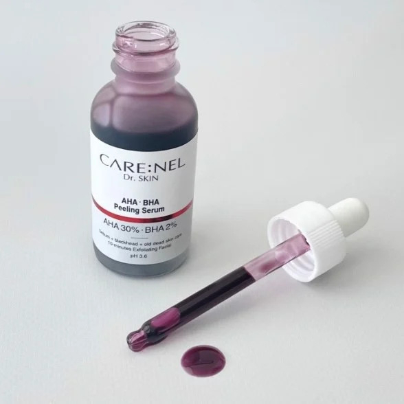Tinh Chất Tẩy Tế Bào Chết Care:nel AHA 30% BHA 2% Peeling Serum 30ml
