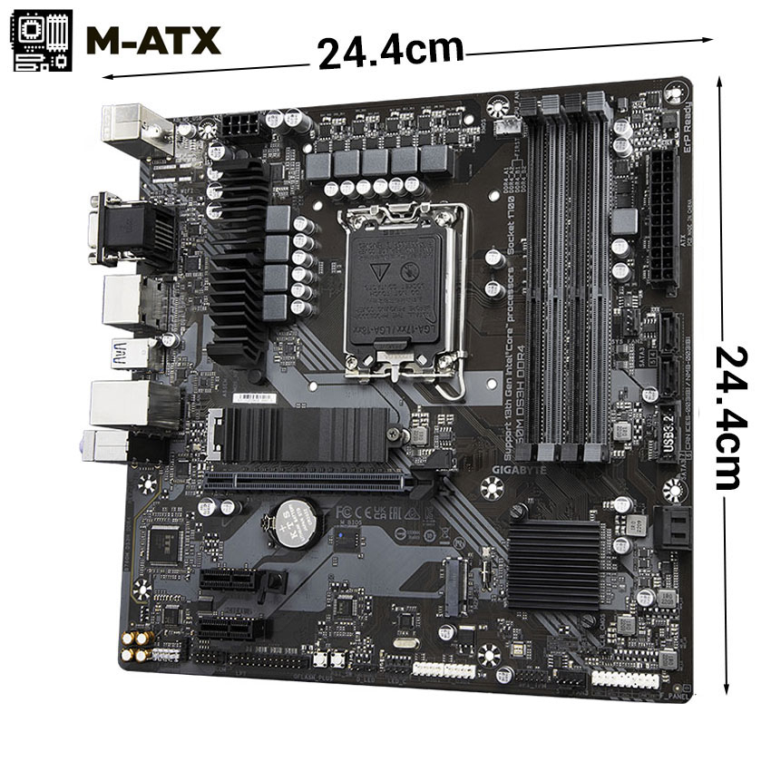 Mainboard Gigabyte B760M DS3H DDR4 trở kháng thấp để mang lại hiệu suất tối đa