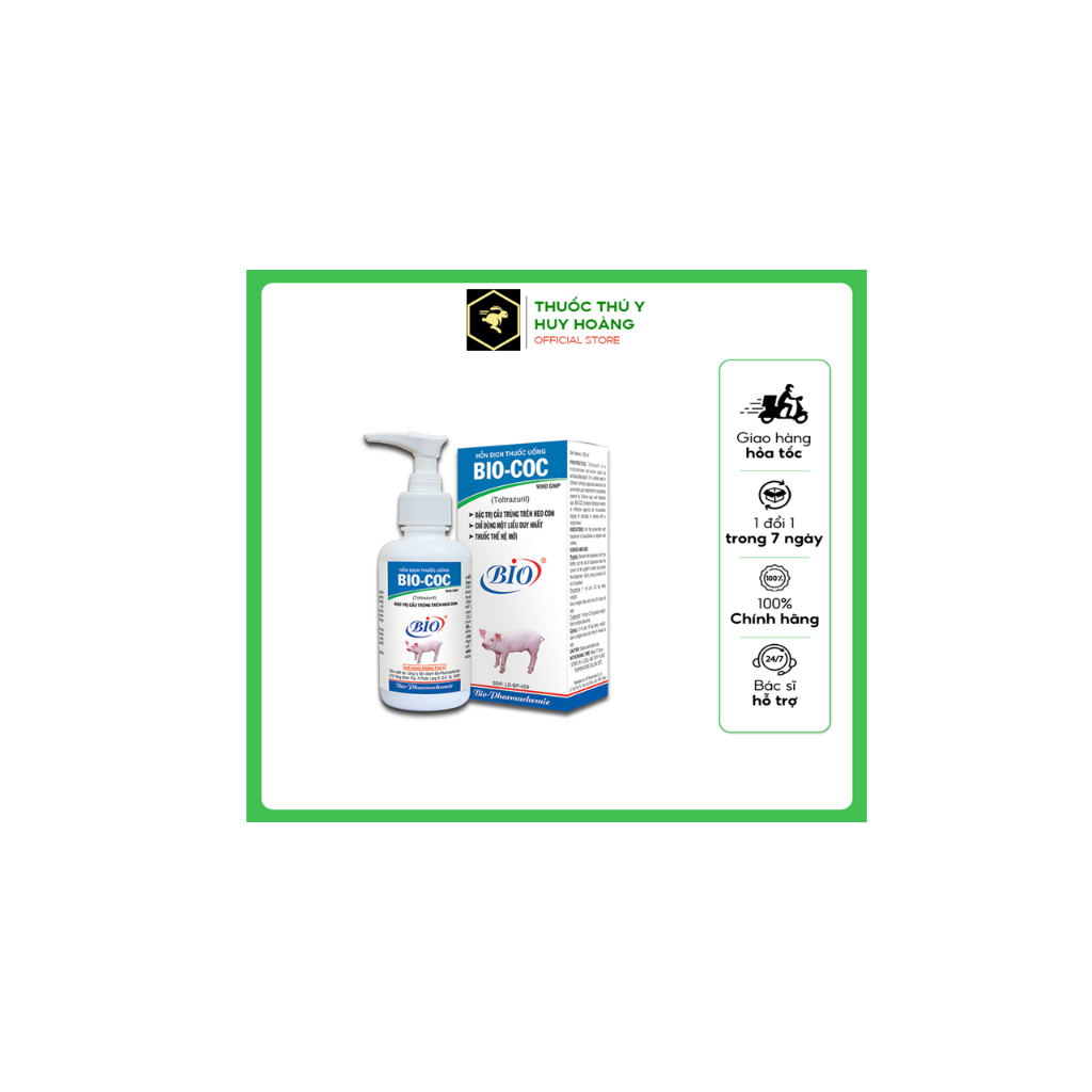 BIO COC 10ml cầu trùng heo con