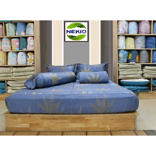 Bộ chăn ga gối lụa protencel Nekio Nhật Bản Lá Phong, siêu mềm mát, thoáng khí, mang lại giấc ngủ sâu hơn