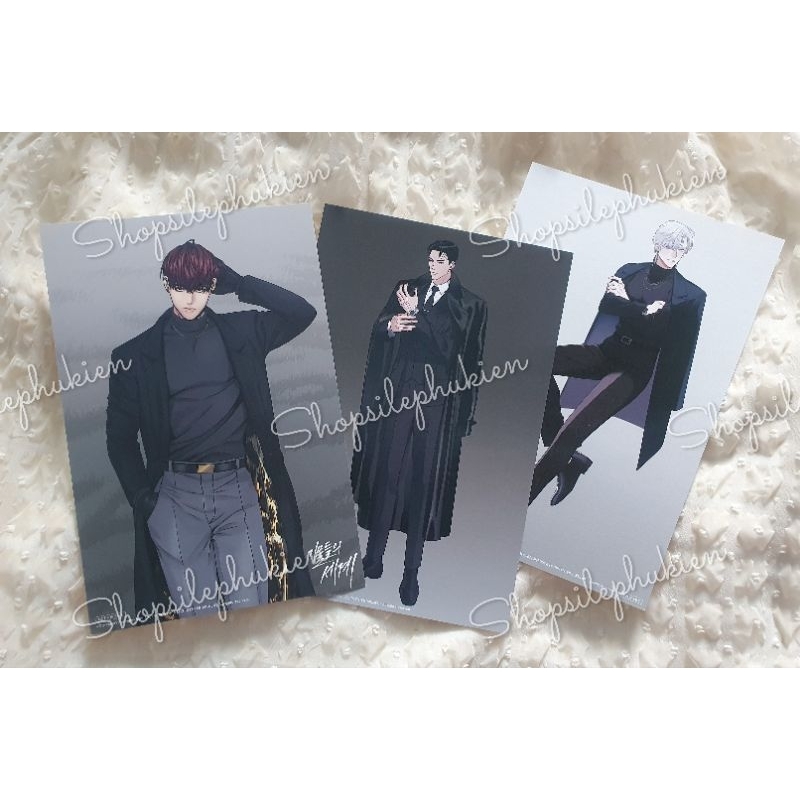 Postcard hắc hổ lịch 2022 Lezhin chính hãng