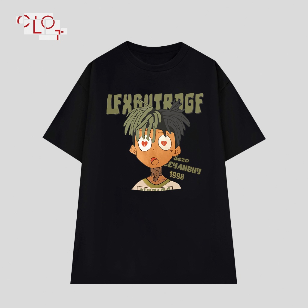 CLOT local brand Áo thun tay lỡ unisex Nâu xám bigsize vintage áo phông ulzzang 100%cotton