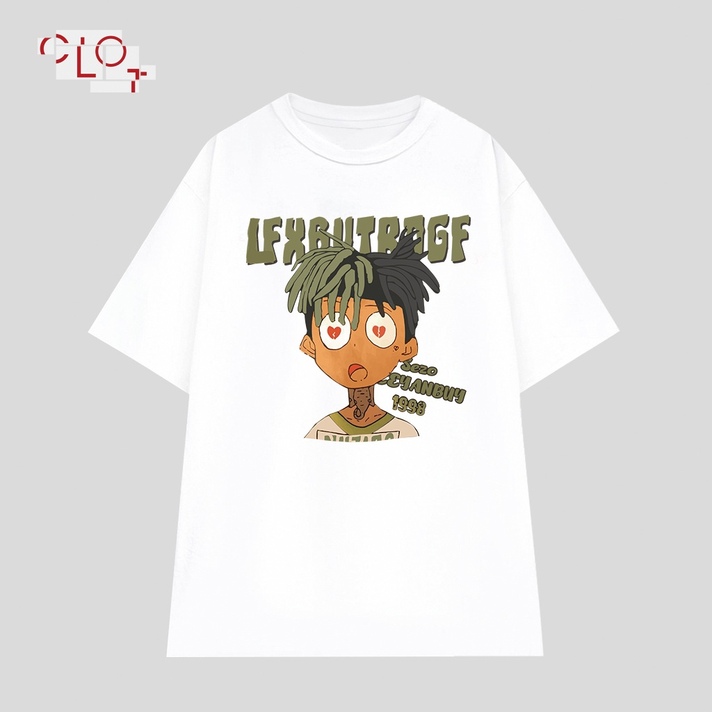 CLOT local brand Áo thun tay lỡ unisex Nâu xám bigsize vintage áo phông ulzzang 100%cotton