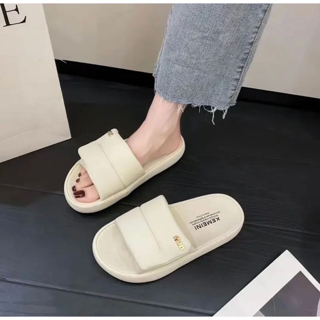 Dép lê quai ngang M.I.N Hàng QC full box