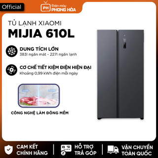 Tủ lạnh 2 cánh Inventer Xiaomi Mijia 610L – 20 ngăn chứa, độ ồn thấp