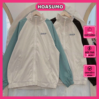 Áo khoác gió RECORDS jacket dù 2 lớp unisex nam nữ