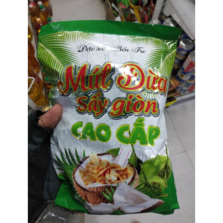 Mứt Dừa Khô Sấy Giòn Bến TreThành Phát 200g nấu chè làm bánh