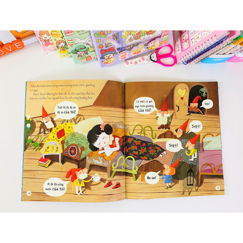 Sách - Truyện Cổ Tích Kinh Điển - Nàng Bạch Tuyết Và Bảy Chú Lùn - Ndbooks