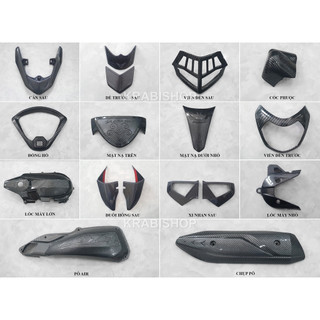 Ốp trang trí xe vision 2014-2020 carbon artistar