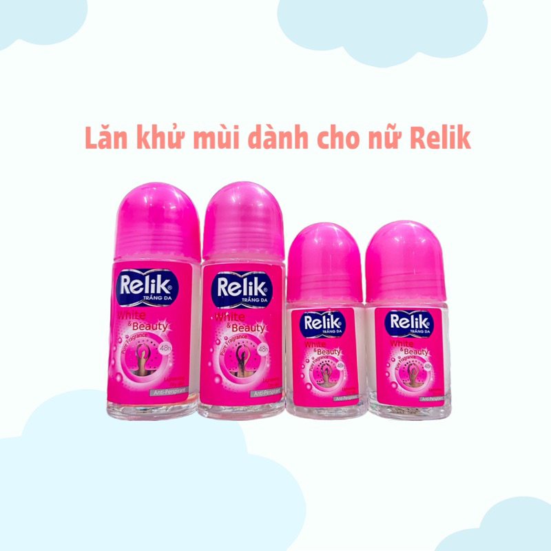 Lăn khử mùi Relik White & Beauty dành cho nữ