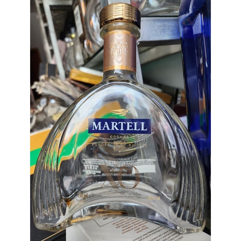 Vỏ chai rượu Xo Martell 2023