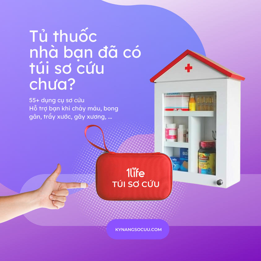 Combo 2 Túi Sơ Cứu Hàng Ngày 1Life - Daily First Aid Kit