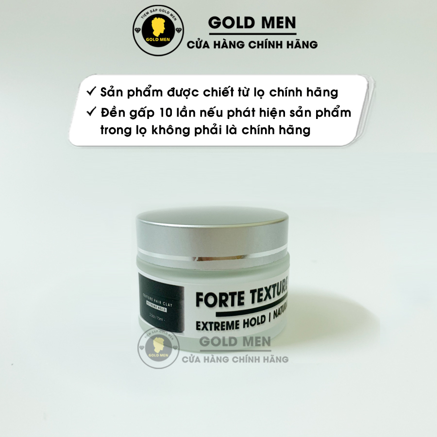Sáp Vuốt Tóc Forte Texture Clay + Tặng quà