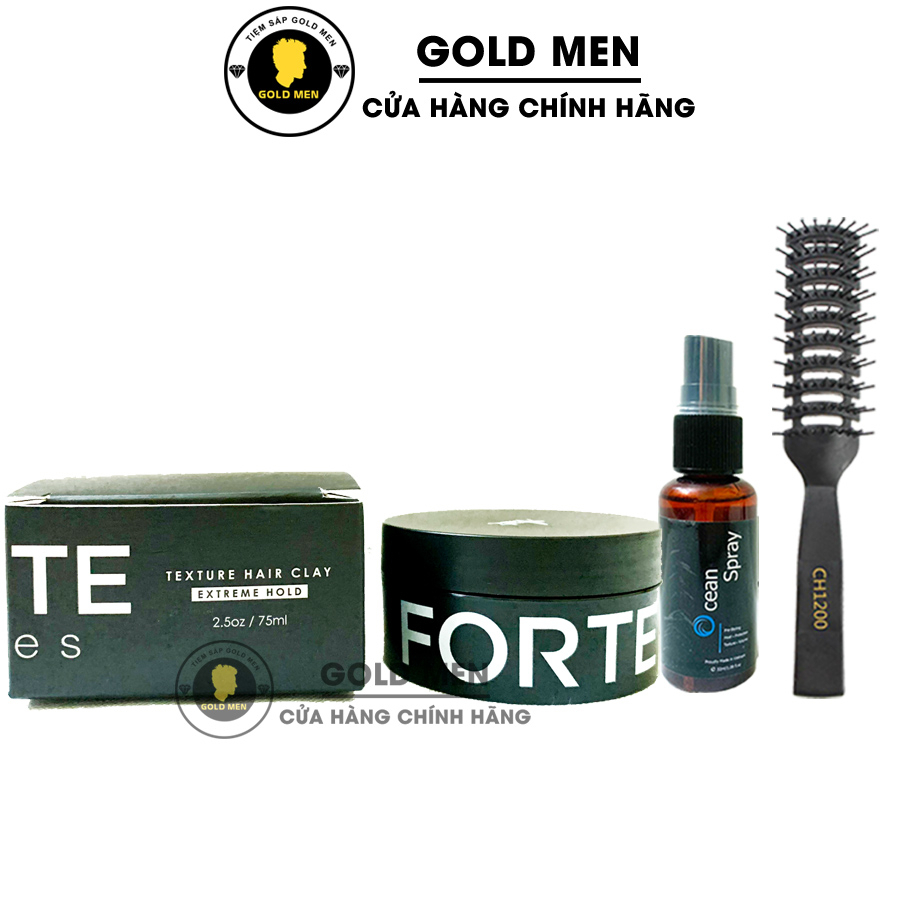 Sáp Vuốt Tóc Forte Texture Clay + Tặng quà