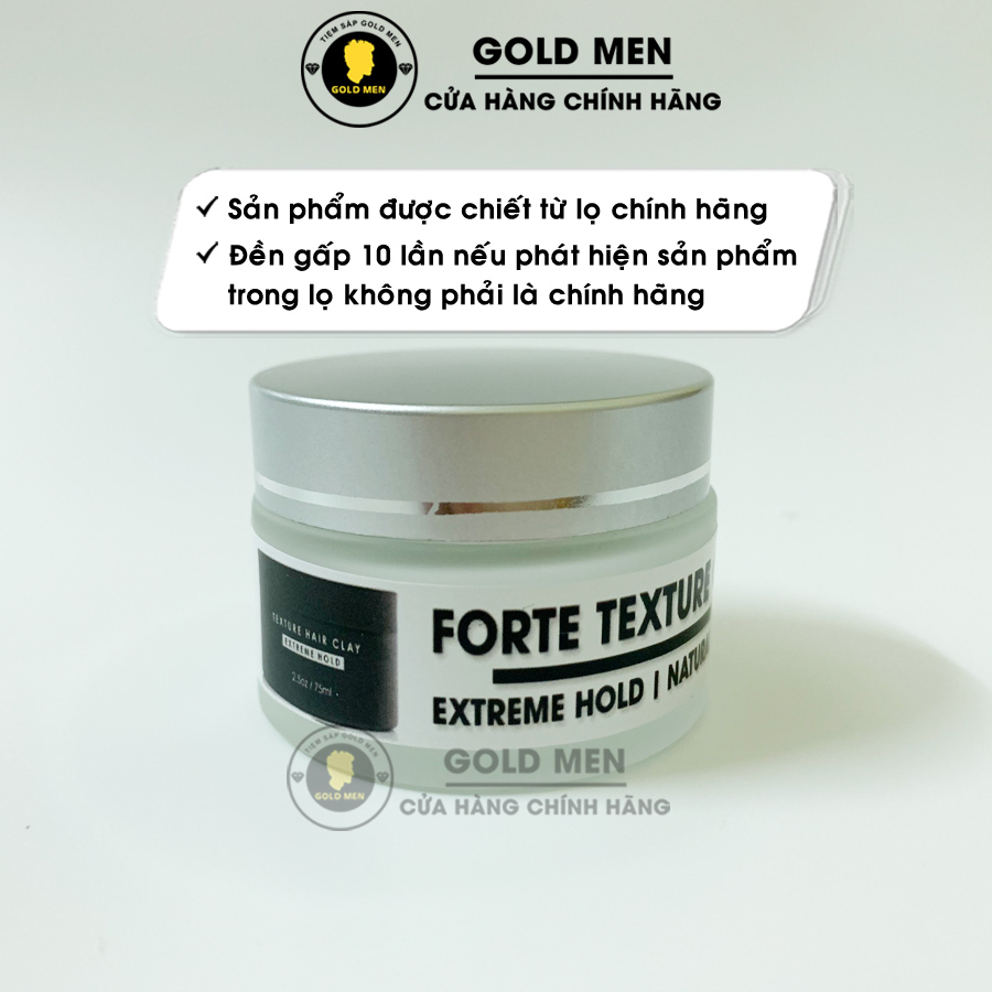Sáp Vuốt Tóc Forte Texture Clay + Tặng quà