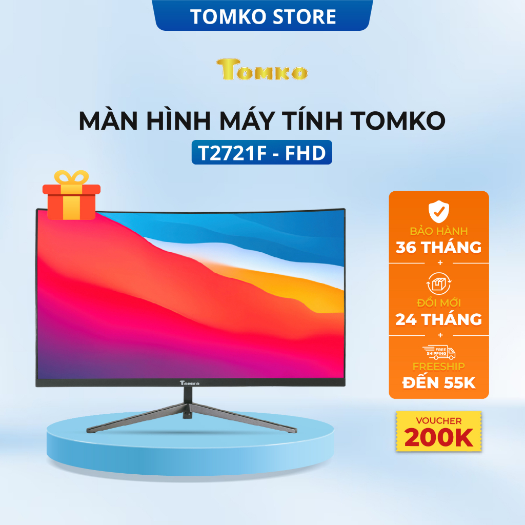 Màn Hình Máy Tính Tomko 24-32inch, Bảo hành 36 tháng, 1 đổi 1 trong 24 tháng đầu - TOMKO