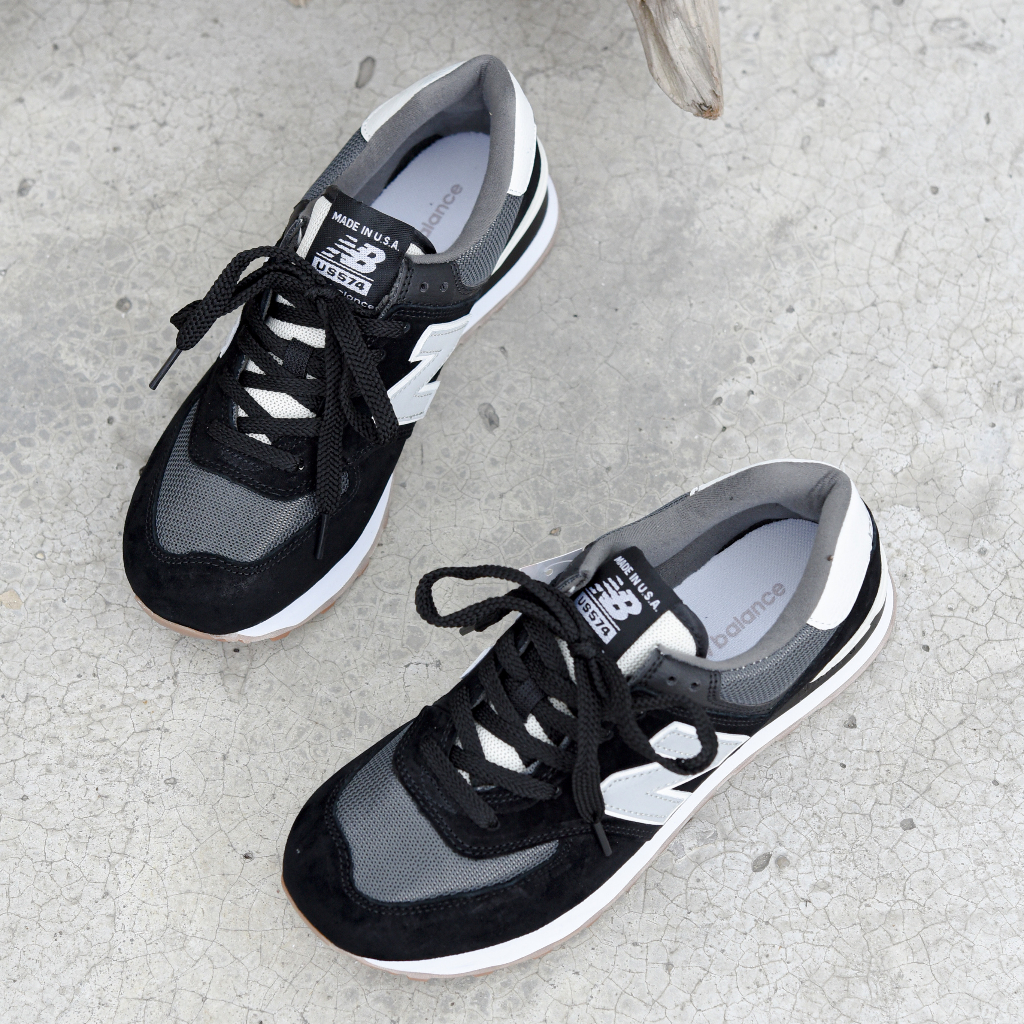 New balance 574 black giày chính hãng nam&nữ