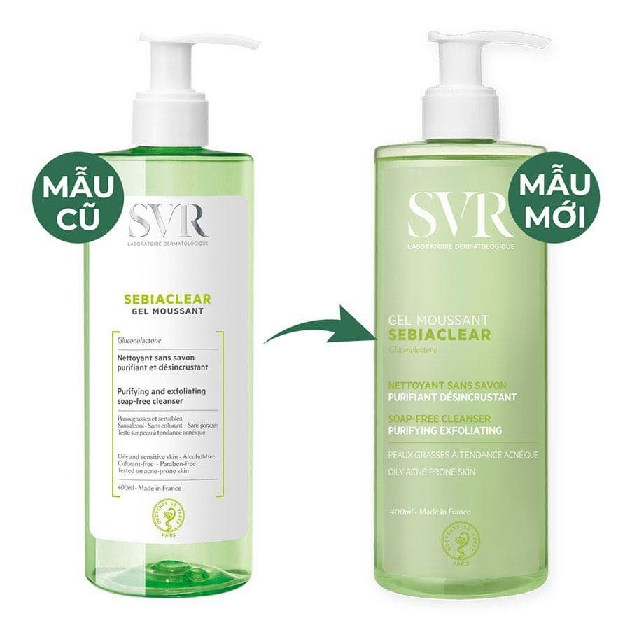 Gel rửa mặt SVR cho da dầu