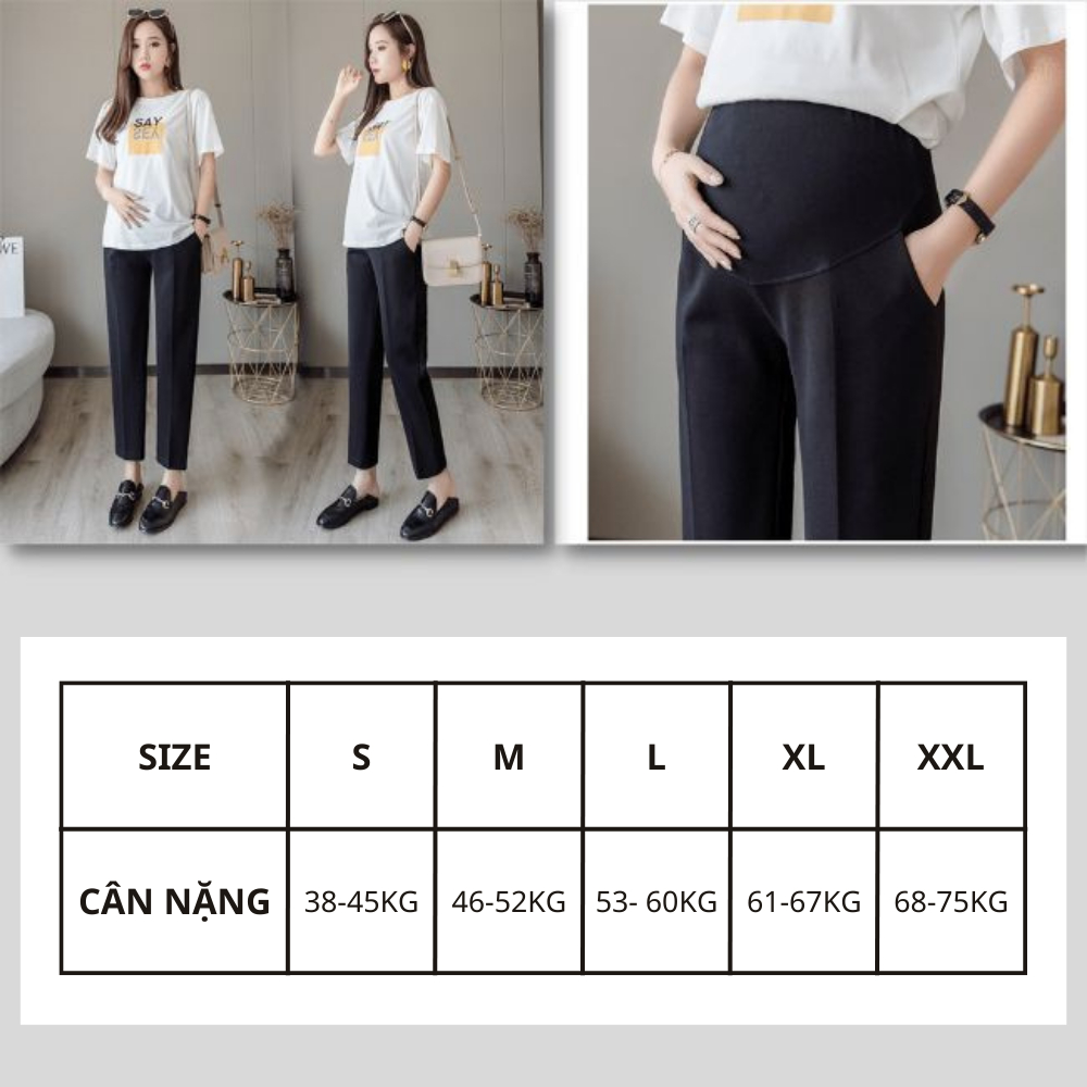 Quần Bầu Baggy Công Sở Larosa Chất Vải Umi Mềm Mát Ống Đứng Có Đáp Bụng Bigsize LAA002Q