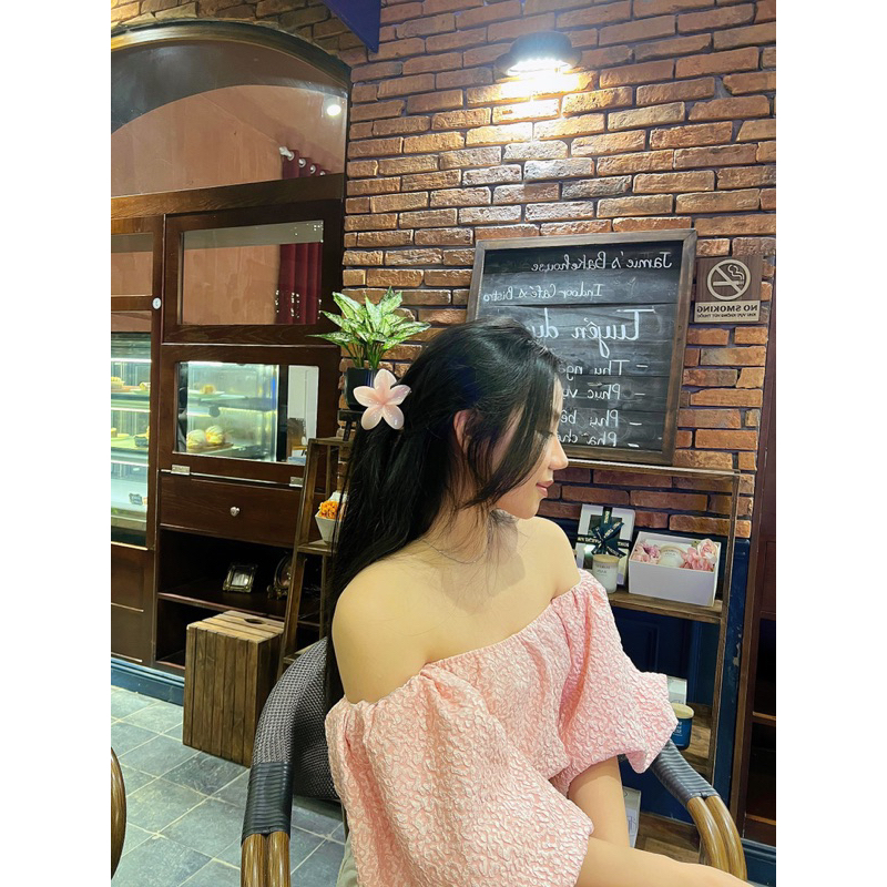 Hibiscus hair claw - Kẹp tóc bông hoa